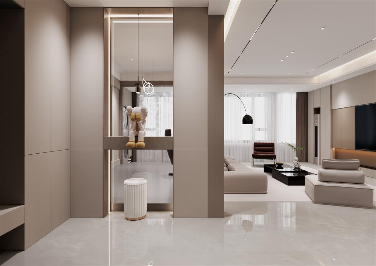 玉庭華府146㎡ | 自帶高級感的意式極簡家，一進門就想哇塞！