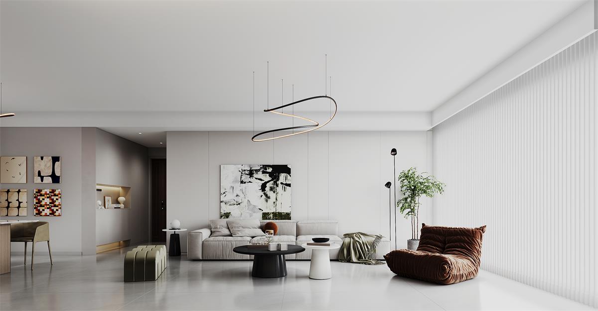 寧房云筑129㎡ | 裝修的盡頭原來是極簡！家越簡單越高級~