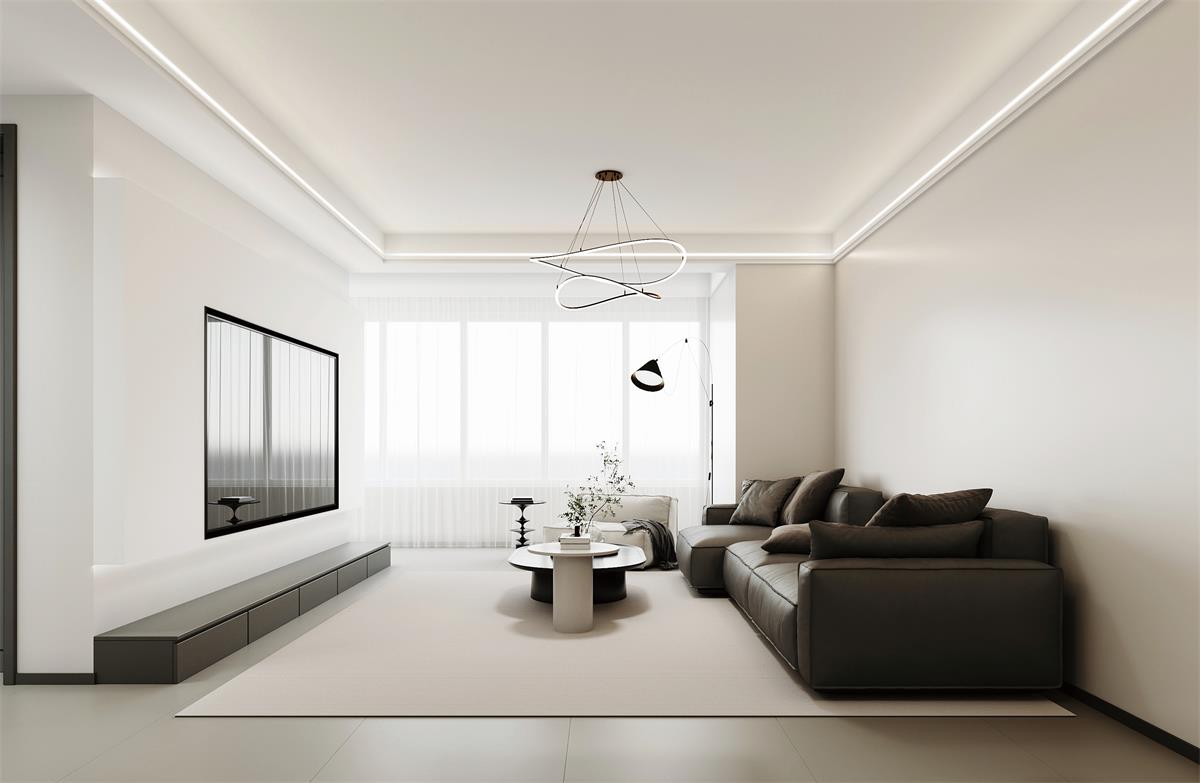 玉庭華府 | 憑啥這套130㎡簡約風能刷爆朋友圈？島臺+餐桌、床尾柜統(tǒng)統(tǒng)安排上！