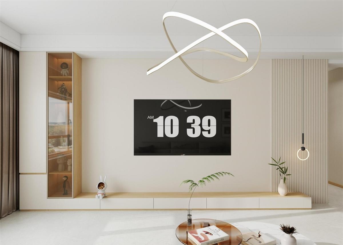 魯銀瀧璽126㎡ | 溫柔感溢出屏幕！『簡約+奶油』看一百遍也不膩