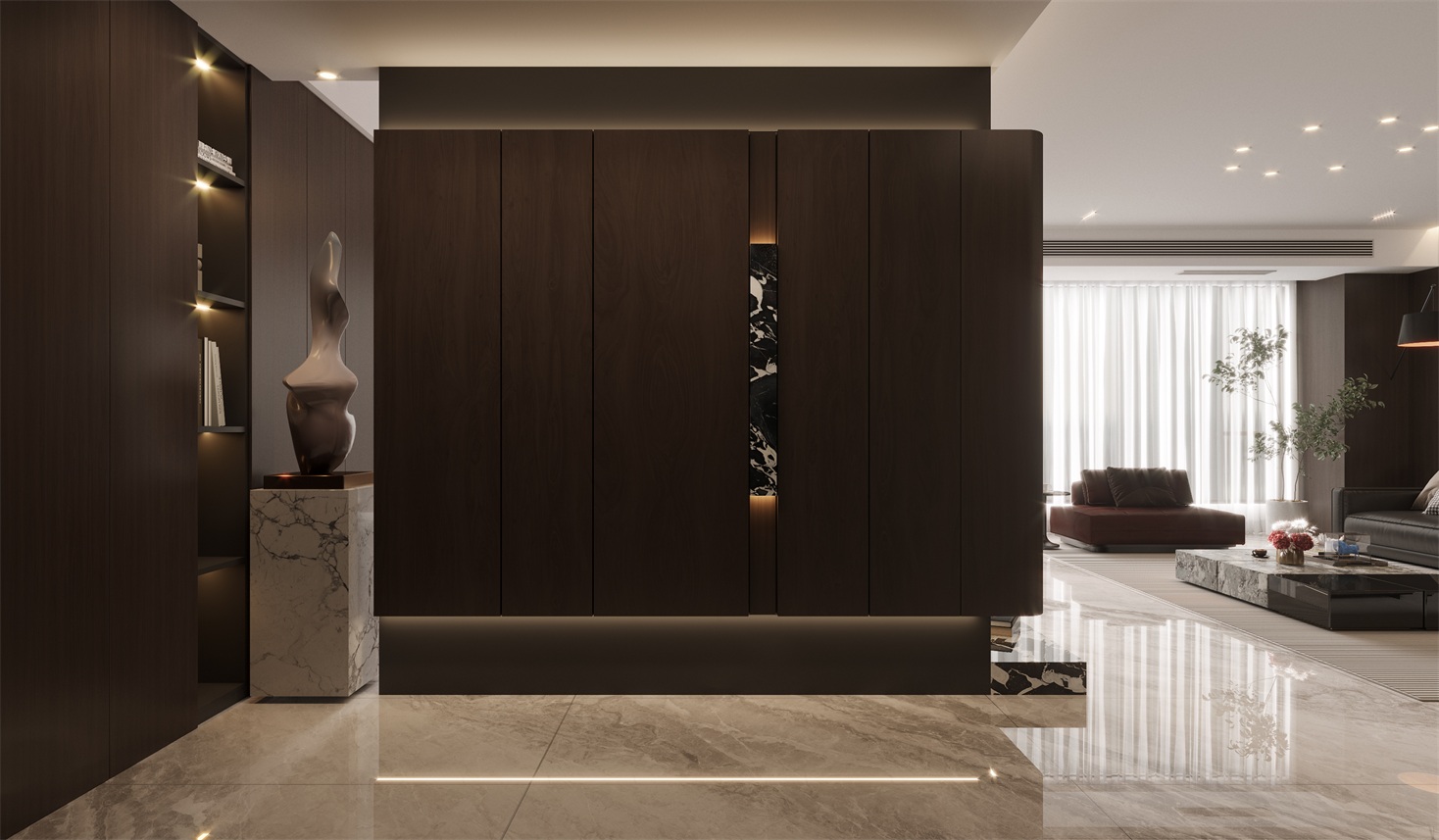 中海海樾133㎡ | 意式極簡風又殺回來了！這高級感我真拒絕不了~