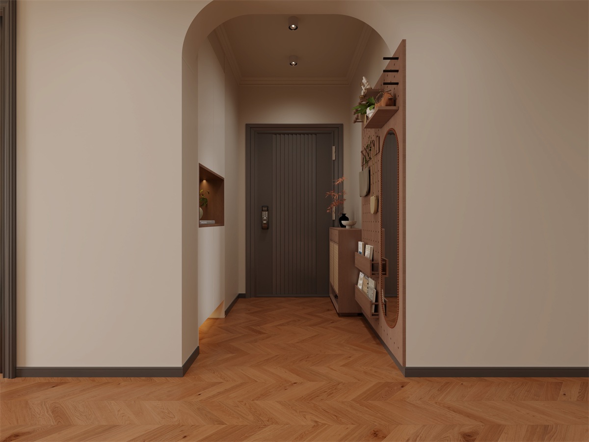 閱海萬家110㎡ | 奇葩戶型爆改中古風治愈美家！推門第一眼就驚艷！