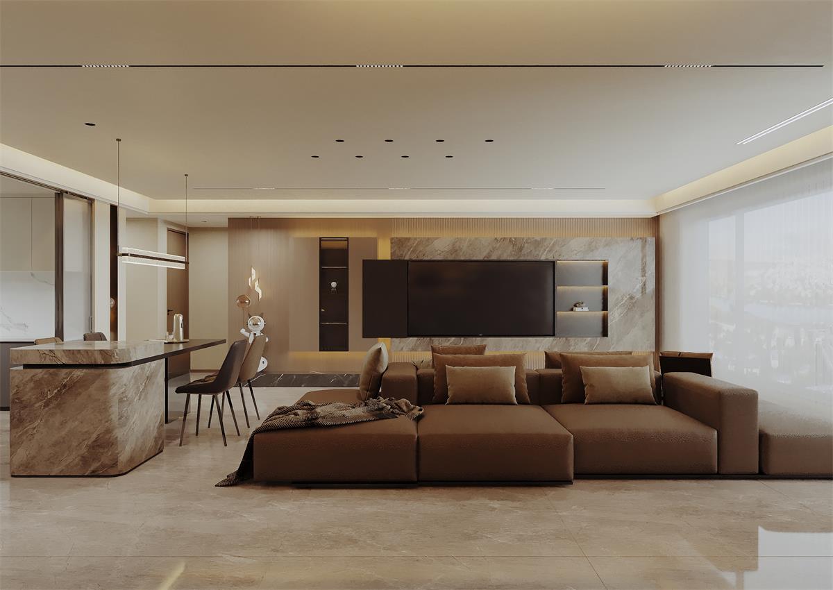 中恒央御143㎡ | 朋友說：品味不錯哦！你家意式輕奢風顯貴又好看