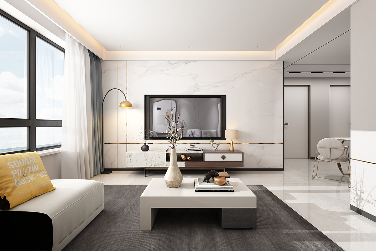 銀川裝修-輕奢風(fēng)格裝修效果圖