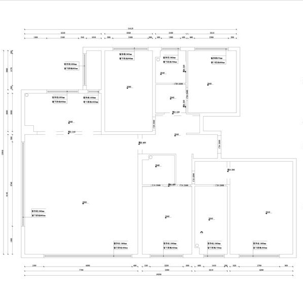 230平米戶型原始圖_看圖王